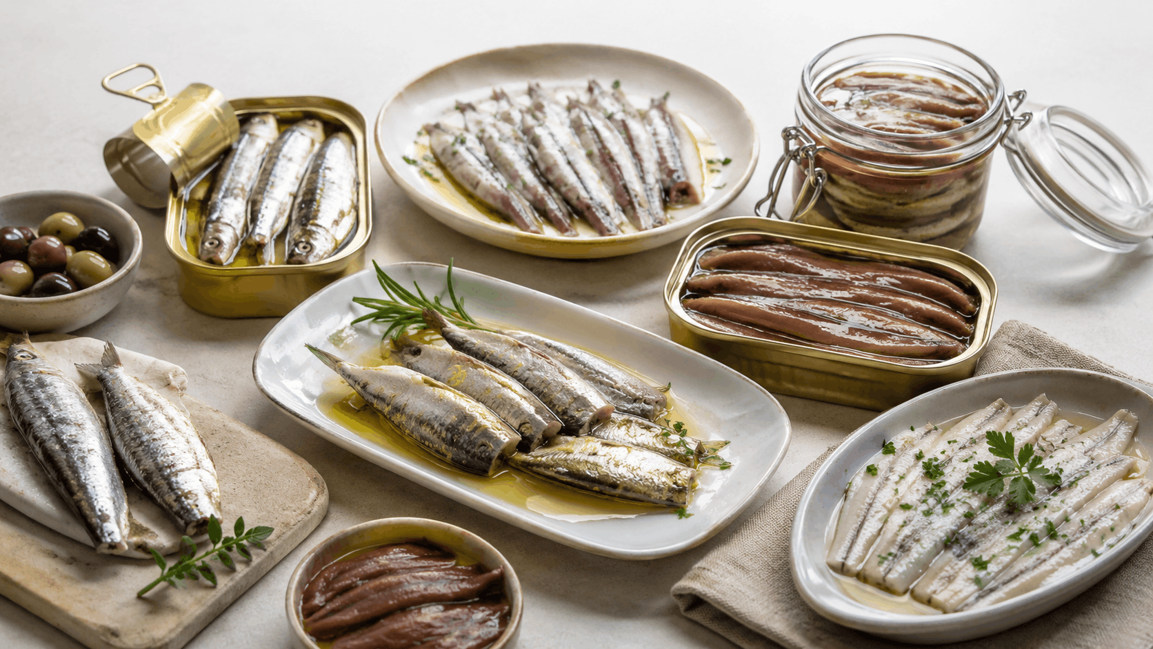 Venta al por mayor de conservas en Sevilla: cómo elegir productos para hostelería y comercio anchoas sardinas caballas boquerones hosteleria sevilla - Venta al por mayor de conservas en Sevilla: cómo elegir productos para hostelería y comercio